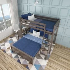 Max & Lily L-Shaped Twin Over Full Bunk Bed With Desk -Professional Childrens Furniture Store GUEST 64ab87a1 e0ca 48d0 b23d fd3a35d6d58f