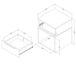 Hourra Nightstand - South Shore -Professional Childrens Furniture Store GUEST 66aaf464 b9d0 45fe 9aa4 22adce36e7ce