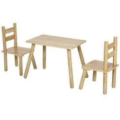 Qaba Kids Wooden Table And Chair Activity Set For Arts, Crafts, Dinning, And Reading For Toddlers Age 2 To 5 -Professional Childrens Furniture Store GUEST 670fe6e6 157b 4bfe b843 bc2c2e511daa