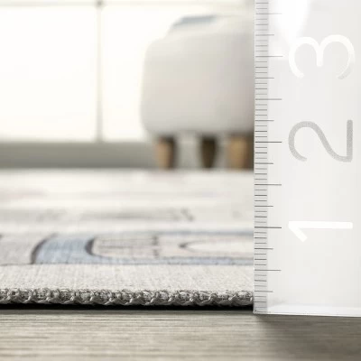 NuLOOM Chalea Kids Town Machine Washable Area Rug 2 NuLOOM Chalea Kids Town Machine Washable Area Rug - Image 2