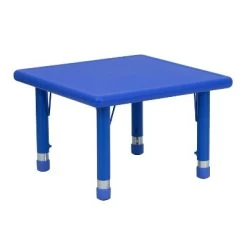 Flash Furniture 24" Square Plastic Height Adjustable Activity Table 21 Flash Furniture 24" Square Plastic Height Adjustable Activity Table -Professional Childrens Furniture Store GUEST 6c26c306 5d15 4460 b9f7 5f6747a07da3