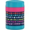 Thermos 10 Oz. Kid's Funtainer Stainless Steel Food Jar W/ Spoon - Lines & Dots