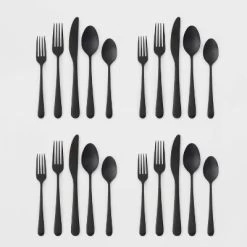 20pc Harrington Flatware Set Black - Threshold™ 5 20pc Harrington Flatware Set Black - Threshold™ -Professional Childrens Furniture Store GUEST 701d9c22 9fd0 4379 8eb2 5dfad3133a69