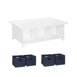 5pc Kids' Activity Table Set With 4 Bins - RiverRidge Home -Professional Childrens Furniture Store GUEST 713577cd e797 4e2e 857f ace5f49cbde7