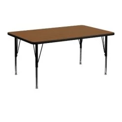 Emma And Oliver 24x48 Rectangle HP Laminate Adjustable Preschool Activity Table -Professional Childrens Furniture Store GUEST 75c82217 724e 4603 8d65 e404901baa35