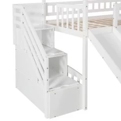 Twin Size House Shape Loft Bed With Two Drawers And Slide - ModernLuxe 18 Twin Size House Shape Loft Bed With Two Drawers And Slide - ModernLuxe -Professional Childrens Furniture Store GUEST 75d57171 486c 4ff4 8fff bd142e70eb52
