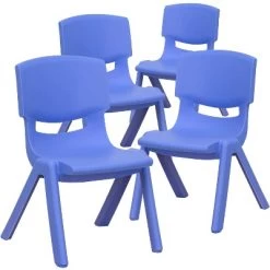 Flash Furniture 4 Pack Plastic Stackable School Chairs With 10.5" Seat Height -Professional Childrens Furniture Store GUEST 77d32bdf 6dd2 4ab0 a29e b4ab400b0442