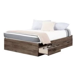 Full Ulysses Mates Bed With 3 Drawers Fall Oak - South Shore 10 Full Ulysses Mates Bed With 3 Drawers Fall Oak - South Shore -Professional Childrens Furniture Store GUEST 79756287 946d 4e47 9dd2 f60317a57816