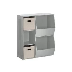 3pc Kids' Floor Cabinet With 2 Bins Set - RiverRidge Home -Professional Childrens Furniture Store GUEST 79763f5b 3654 4272 a41f 34039b422494