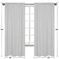 2pc Sweet Jojo Designs Woodland Friends Herringbone Print Window Panel - Sweet Jojo Designs -Professional Childrens Furniture Store GUEST 7a87ca92 c222 4238 820e a1b1f2e3c8e1