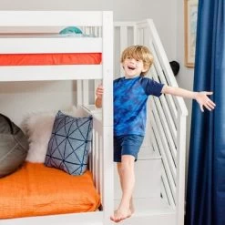 Max & Lily Twin Over Twin Staircase Bunk Bed -Professional Childrens Furniture Store GUEST 7b2caade 9016 4ff2 aad4 d91423271690