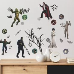 Classic Monsters Peel & Stick Wall Decals White - RoomMates -Professional Childrens Furniture Store GUEST 7b43696d bd3a 403f 88c8 8e4285d9fa3c