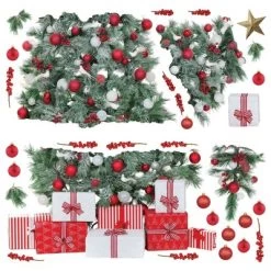 Christmas Tree Giant Peel & Stick Wall Decals With String Lights Green - RoomMates -Professional Childrens Furniture Store GUEST 7cb5b5d9 de28 410e bb22 004efb6efc68