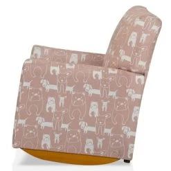 Tonai Animal Print Kids' Rocking Chair Pink - HOMES: Inside + Out -Professional Childrens Furniture Store GUEST 800a9bb9 047c 401c bb1c cb39d81aef3b