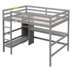 Full Size Loft Bed With Multifunction Shelves And Under-Bed Desk - ModernLuxe 15 Full Size Loft Bed With Multifunction Shelves And Under-Bed Desk - ModernLuxe -Professional Childrens Furniture Store GUEST 81e1b336 5d2b 48c5 b492 2f24e7e37804