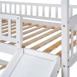 House Shape Twin Over Twin Bunk Bed With Slide - ModernLuxe -Professional Childrens Furniture Store GUEST 826ae66f d749 44d6 ac53 7ed1a21251f4