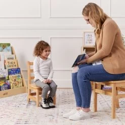 ECR4Kids Three Rung Ladderback Chair, Classroom Seating, Natural, 2-Pack 18 ECR4Kids Three Rung Ladderback Chair, Classroom Seating, Natural, 2-Pack -Professional Childrens Furniture Store GUEST 866d3303 bfbb 424c 9e86 cbc373f08f03