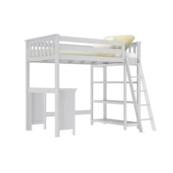 Max & Lily Twin High Loft Bed With Bookcase And Desk -Professional Childrens Furniture Store GUEST 8687693c 6518 4525 8d91 5e15854b1d8d