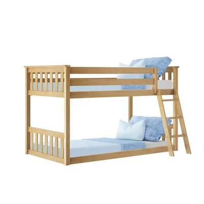 Max & Lily Twin Over Twin Low Bunk Bed 9 Max & Lily Twin Over Twin Low Bunk Bed - Image 9