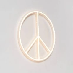 Peace Neon Kids' Wall Decor - Pillowfort™ -Professional Childrens Furniture Store GUEST 8760d761 38ac 400d bbca 2f8c901697c9