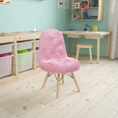 Flash Furniture Kids Shaggy Dog Accent Chair 1 Flash Furniture Kids Shaggy Dog Accent Chair
