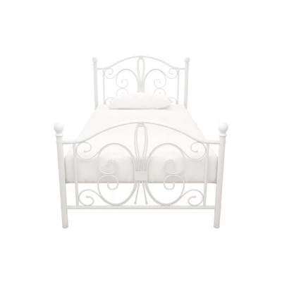 Twin Kids' Bombay Metal Bed White - Room & Joy 6 Twin Kids' Bombay Metal Bed White - Room & Joy - Image 6