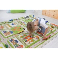 52.5"x71" Traffic Green 3D Play Rug - IVI -Professional Childrens Furniture Store GUEST 8a07ddfd f7f9 45eb be47 2abe9e800a42