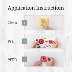 Watercolor Wildflowers Wall Decor - Decalcomania -Professional Childrens Furniture Store GUEST 8b7e4b50 1ac9 4c9f 8c3a dfadbb0e7683