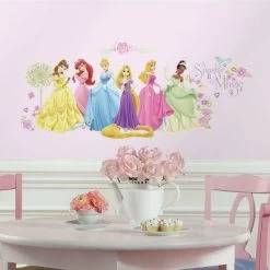 Roommates Disney Princess Glow Princess Peel And Stick Wall Decal