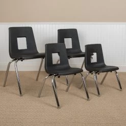 Flash Furniture Advantage 4-pack Student Stack School Chair - 16-inch