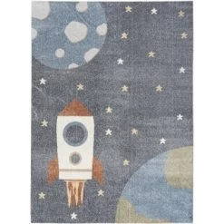Nourison Kids Washable Space Rocketship Indoor Rug -Professional Childrens Furniture Store GUEST 915b1f57 9695 4362 b0d2 743b6f35911a