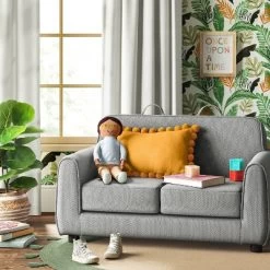 Upholstered Kids' Sofa Gray - Pillowfortâ˘