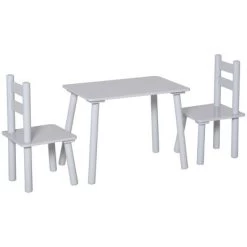 Qaba Kids Wooden Table And Chair Activity Set For Arts, Crafts, Dinning, And Reading For Toddlers Age 2 To 5 -Professional Childrens Furniture Store GUEST 9190d5d6 7c0d 4917 ac5a f018309502d1
