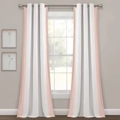 40"x84" Kids' Block Border 100% Lined Grommet Blackout Single Window Curtain Panel - Lush Décor -Professional Childrens Furniture Store GUEST 94af23bb 1423 4920 89ef 0eef571dd944