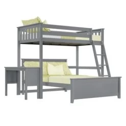 Max & Lily L-Shaped Twin Over Full Bunk Bed With Desk -Professional Childrens Furniture Store GUEST 9692297b 307c 4e45 8456 5d1c1a1b881e