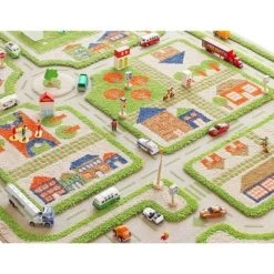 52.5"x71" Traffic Green 3D Play Rug - IVI -Professional Childrens Furniture Store GUEST 97699dfc 2eb3 4f72 90e5 c00e67b9e93b