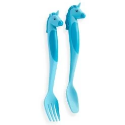 2pc Plastic Unicorns Utensil Set - Dinneractive -Professional Childrens Furniture Store GUEST 988cf864 c802 4edf 8623 46cc7b4fab79