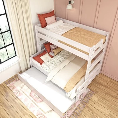 Max & Lily Farmhouse Twin Over Full Bunk Bed With Trundle 4 Max & Lily Farmhouse Twin Over Full Bunk Bed With Trundle - Image 4