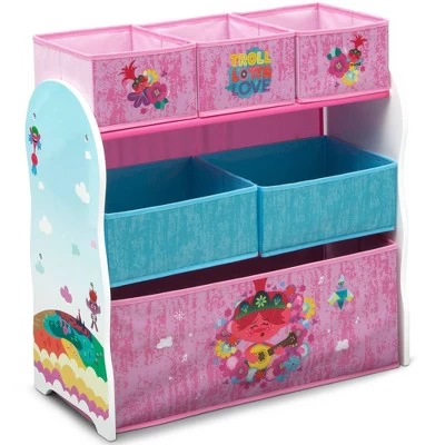 Disney Trolls World Tour Design And Store 6 Bin Toy Organizer - Delta Children 5 Disney Trolls World Tour Design And Store 6 Bin Toy Organizer - Delta Children - Image 5