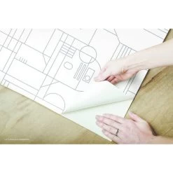 Star Wars R2D2 Geometric Peel And Stick Wallpaper White - RoomMates -Professional Childrens Furniture Store GUEST 9e2c2809 c12e 49d7 8be3 48d14fda083e