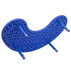 Emma And Oliver 35"W X 65"L Half-Moon Plastic Height Adjustable Activity Table -Professional Childrens Furniture Store GUEST 9f550d88 dcd1 4305 8e57 1287e4008595