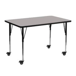 Flash Furniture Mobile 24''W X 48''L Rectangular HP Laminate Activity Table - Standard Height Adjustable Legs 8 Flash Furniture Mobile 24''W X 48''L Rectangular HP Laminate Activity Table - Standard Height Adjustable Legs -Professional Childrens Furniture Store GUEST a03a6d0b 00c6 4094 b7e6 79720b917c4f