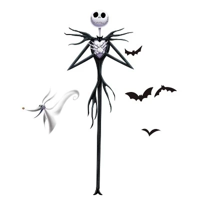 The Nightmare Before Christmas Jack Peel And Stick Giant Wall Decal Black - RoomMates 1 The Nightmare Before Christmas Jack Peel And Stick Giant Wall Decal Black - RoomMates