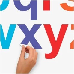 Colorful Lowercase Alphabet Giant Peel And Stick Wall Decals - RoomMates -Professional Childrens Furniture Store GUEST a17f549d 95dd 48a6 afd8 248290e80220
