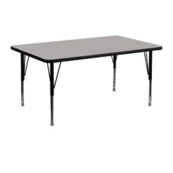 Emma And Oliver 24x48 Rectangle HP Laminate Adjustable Preschool Activity Table -Professional Childrens Furniture Store GUEST a28c6f1d 5563 4699 bc8d 4af575ed2862
