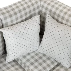 Tibbetts Kids' Sectional With Ottoman Gray/White - HOMES: Inside + Out -Professional Childrens Furniture Store GUEST a3ab0e80 4a86 4e66 ad03 ec968ff629be