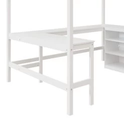 Full Size Wooden Loft Bed With Shelves And Desk - ModernLuxe -Professional Childrens Furniture Store GUEST a4ef9ad7 2bae 4115 8d89 cdaa036c9298