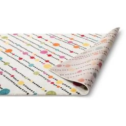 Well Woven Modern Dandy Dots Stripes Bright Kids Room Carpet Soft Durable White Area Rug -Professional Childrens Furniture Store GUEST a5e8e9ca 75fb 45f8 9d8e 47266558da2c