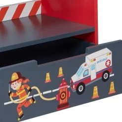 Little Firefighter Bookshelf - Fantasy Fields By Teamson Kids -Professional Childrens Furniture Store GUEST a709e6be 4e9d 4bfc bb97 5b5f7717b669