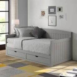 King Harmony Daybed With Conversion Dove Gray - Alaterre Furniture -Professional Childrens Furniture Store GUEST a7b11972 f9c9 456a aeac 250825026287